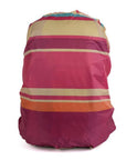 Waterproof Rain Cover Backpack Raincoat Suit For 18-25L Hiking Outdoor Bag-ye zhan yin qi shi-Pink stripes-Bargain Bait Box