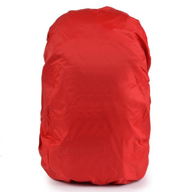 Waterproof Rain Cover Backpack Raincoat Suit For 18-25L Hiking Outdoor Bag-ye zhan yin qi shi-Red-Bargain Bait Box