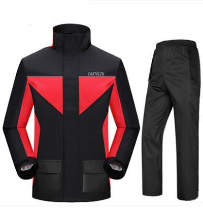Waterproof Rain Suit Motorcycle Hooded Raincoat Para Moto Impermeable-Rain Suits-Bargain Bait Box-Motorcycle Raincoat2-M-Bargain Bait Box