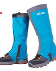 Waterproof Snow Skiing Boots Gaiters Men Women Shoes Cover Outdoor Sport-HimanJie Store-Aqua Blue L-Bargain Bait Box