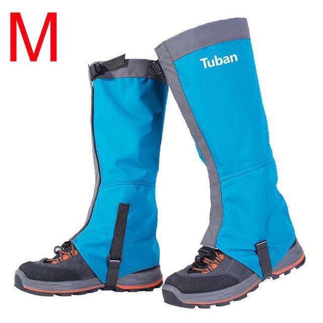 Waterproof Snow Skiing Boots Gaiters Men Women Shoes Cover Outdoor Sport-HimanJie Store-Aqua Blue M-Bargain Bait Box