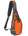 Waterproof Sport Bag Climbing Chest Bag Outdoor Mountaineering Travel Shoulder-Under the Stars123-Orange-Bargain Bait Box