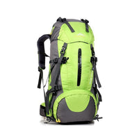 Waterproof Travel Hiking Backpack 50L, Sports Bag For Women Men, Outdoor Camping-VEQSKING Outdoor Store-Green-Bargain Bait Box