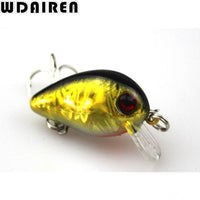 Wdairen 1Pc Mini Crazy Crank Wobble 3Cm 1.2G Artificial Winter Hard Fishing-WDAIREN fishing gear Store-C-Bargain Bait Box