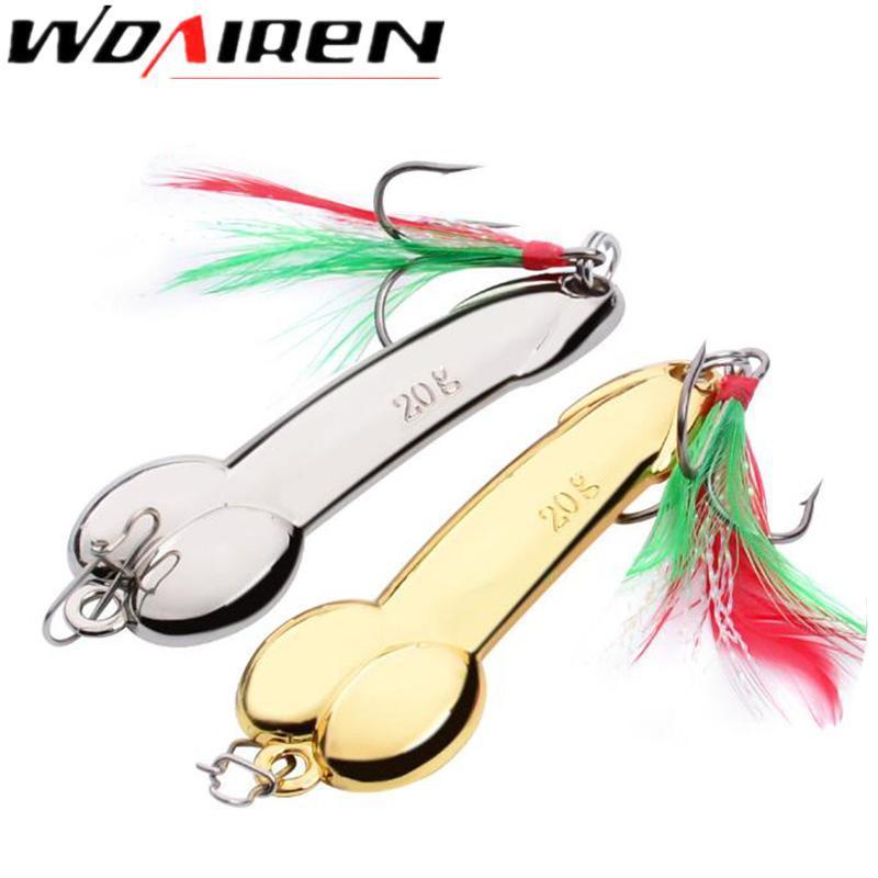 Wdairen Dd Metal Spoon Fishing Lure Feather Hook 5G 10G 15G Silver Gold Metal-WDAIREN fishing gear Store-5g J-Bargain Bait Box