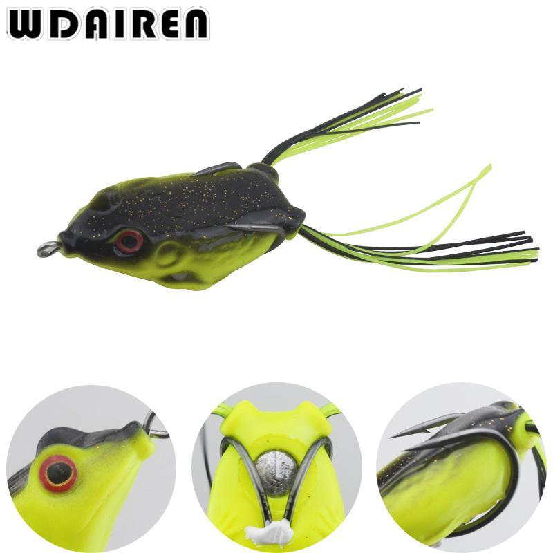 Wdairen Kopper Live Target Frog Lure 60Mm/12G Snakehead Lure Topwater Simulation-WDAIREN fishing gear Store-A-Bargain Bait Box