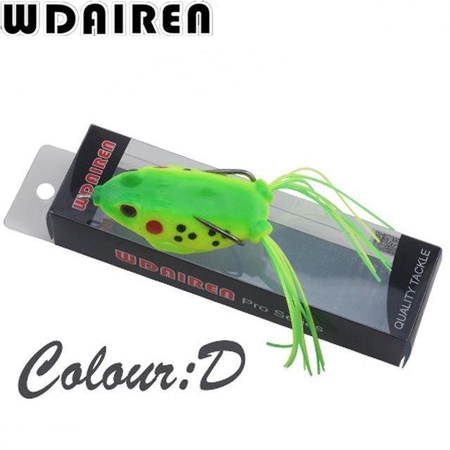 Wdairen Kopper Live Target Frog Lure 60Mm/12G Snakehead Lure Topwater Simulation-WDAIREN fishing gear Store-D-Bargain Bait Box