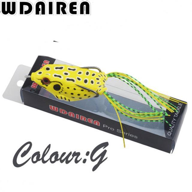 Wdairen Kopper Live Target Frog Lure 60Mm/12G Snakehead Lure Topwater Simulation-WDAIREN fishing gear Store-G-Bargain Bait Box