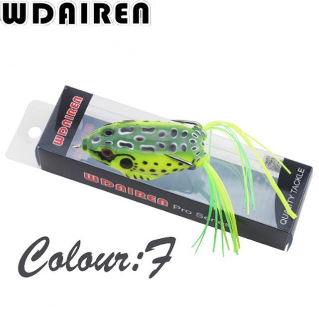 Wdairen Kopper Live Target Frog Lure 60Mm/12G Snakehead Lure Topwater Simulation-WDAIREN fishing gear Store-H-Bargain Bait Box