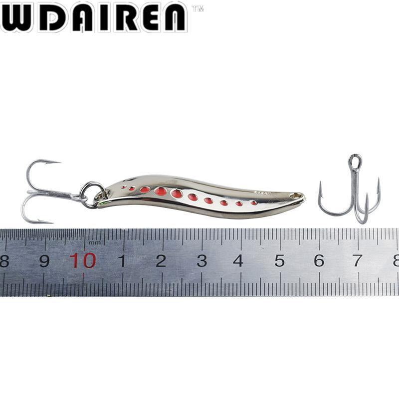 Wdairen Metal Spinner Spoon Fishing Lure Hard Baits Sequins Noise Paillette With-WDAIREN fishing gear Store-10g-Bargain Bait Box