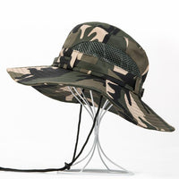 Wearzone Unisex Boonie Mesh Sun Hat Fishing Hat Bucket Hat-Hats-Bargain Bait Box-Camouflage coffee-Bargain Bait Box
