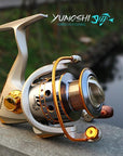 Wheels Fish Spinning Reel 5.5:1 10Ball Bearing Carretilhas De Pescaria-Spinning Reels-JiaMing wholesale Store-1000 Series-Bargain Bait Box