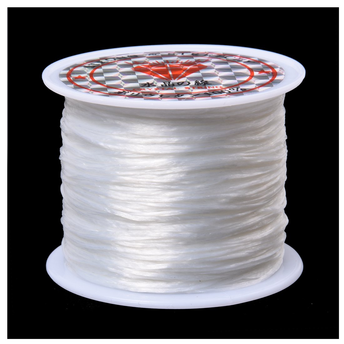White Elastic Stretchy Crystal Line Jewelry Beading Thread Spool 100 Meters-Life Going Keep Riding Store-Bargain Bait Box