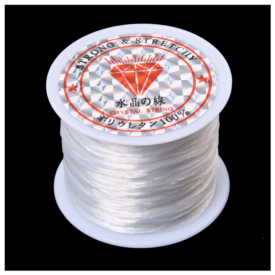 White Elastic Stretchy Crystal Line Jewelry Beading Thread Spool 100 Meters-Life Going Keep Riding Store-Bargain Bait Box