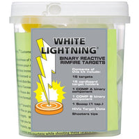 White Lightning™ Rim-Fire Target Single Case Of Fifteen Targets Tannerite-Tannerite-Tannerite-EpicWorldStore.com