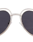 Who Cutie Love Heart Shape Sunglasses Women Wire Metal Frame Vintage-Sunglasses-WHO CUTIE Official Store-C2 silver gray-Bargain Bait Box