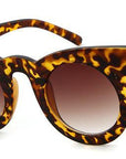Who Cutie Round Cat Eye Sunglasses Women Brand Designer 90S Vintage White-Sunglasses-WHO CUTIE Official Store-C3-Bargain Bait Box