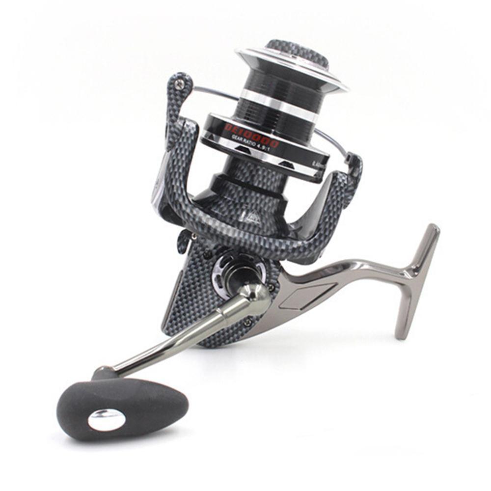 Wholesale 10000 Series 12+1Bb All-Metal Line Cup Spinning Reel Large Long Shot-Spinning Reels-AgileDragon Outdoor Equipment Store-Bargain Bait Box