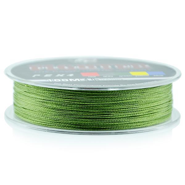 Wholesale Monofilament Braided Fishing Line 100M Floating Multicolor 8-60Lb High-Sequoia Outdoor (China) Co., Ltd-Green-0.4-Bargain Bait Box