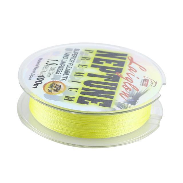 Wholesale100M Multifilament Pe Braided Fishing Line Floating Multicolor Super-CC Fishing Tackle&#39;s Store-Yellow-0.4-Bargain Bait Box
