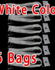 Wifreo 6Bag Fly Tying Luminescent Minnow Fiber Ep Glowing Material For Fishing-Wifreo store-6bag white-Bargain Bait Box