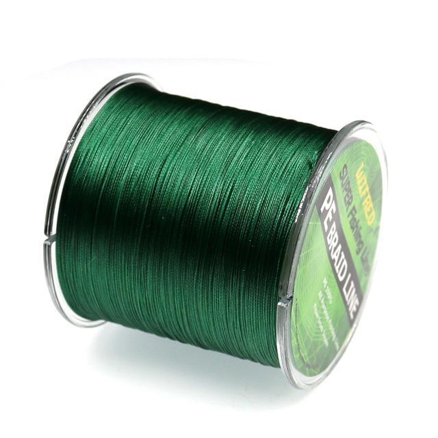 Wifreo 8 Strands 500M/547Yd Super Pe Braided Multifilament Fishing Line-Wifreo store-Green Color-1.0-0.18mm-20LB-Bargain Bait Box