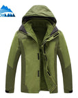 Winter 3In1 Outdoor Jacket Men Skiing Trekking Coat Windstopper Waterproof-CIKRILAN Official Store-Black-S-Bargain Bait Box