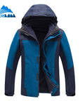 Winter 3In1 Outdoor Jacket Men Skiing Trekking Coat Windstopper Waterproof-CIKRILAN Official Store-Black-S-Bargain Bait Box