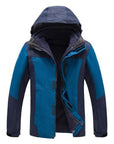 Winter 3In1 Outdoor Jacket Men Skiing Trekking Coat Windstopper Waterproof-CIKRILAN Official Store-Dark blue-S-Bargain Bait Box