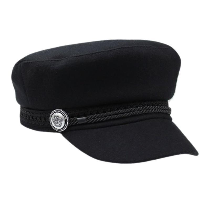 Winter Hats For Women Men Octagonal Cap Wool Button Traveling Hiking Caps Sun-B. M. Store-Bargain Bait Box