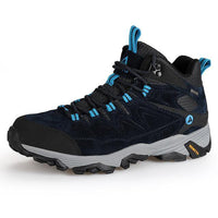 Winter Hiking Men'S Climbing Shoes Mountain Boots Outdoor Sports Breathable-GUIZHE Store-Dark blue men-5.5-Bargain Bait Box