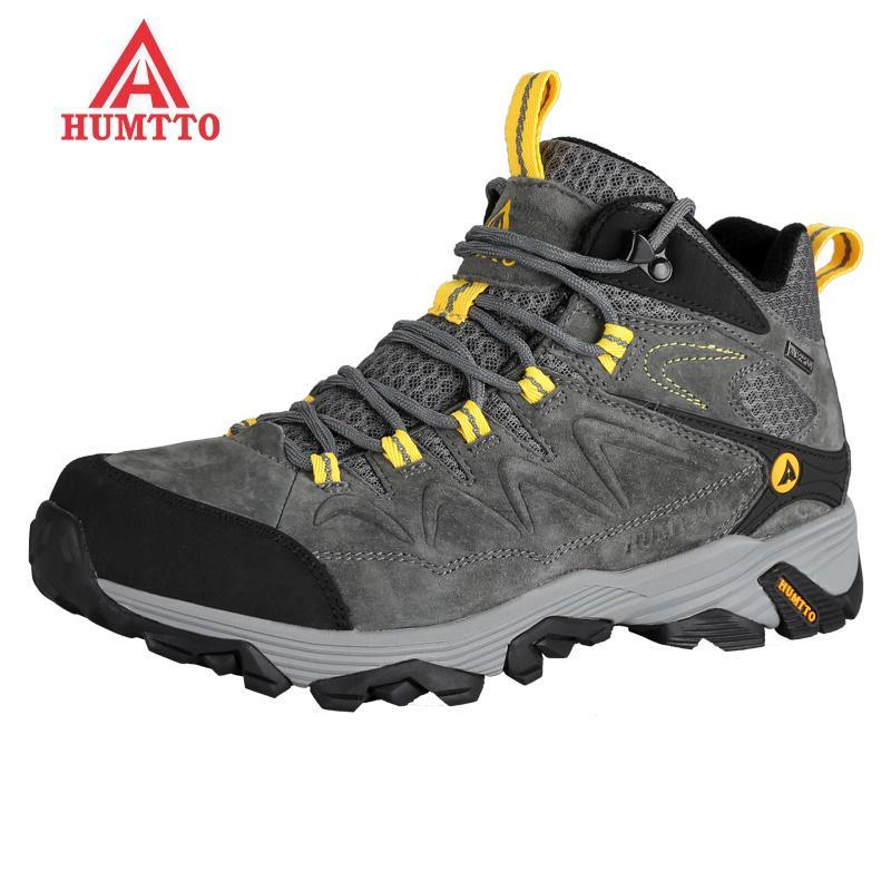Winter Hiking Men'S Climbing Shoes Mountain Boots Outdoor Sports Breathable-GUIZHE Store-Dark blue men-5.5-Bargain Bait Box