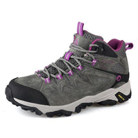 Winter Hiking Men'S Climbing Shoes Mountain Boots Outdoor Sports Breathable-GUIZHE Store-Gray pink women-5.5-Bargain Bait Box