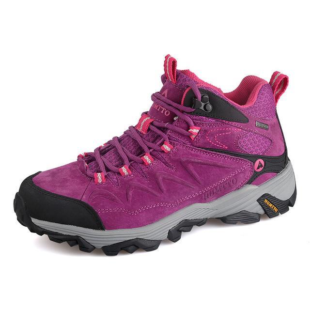 Winter Hiking Men'S Climbing Shoes Mountain Boots Outdoor Sports Breathable-GUIZHE Store-purple women-5.5-Bargain Bait Box