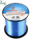 Winter Ice Super Strong Monofilament Nylon Fishing Line Durable Anti-Abrasion-FISHINGSIR Official Store-Blue-3000M-4LB-0.14mm-Bargain Bait Box