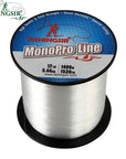 Winter Ice Super Strong Monofilament Nylon Fishing Line Durable Anti-Abrasion-FISHINGSIR Official Store-Clear-3000M-4LB-0.14mm-Bargain Bait Box
