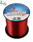 Winter Ice Super Strong Monofilament Nylon Fishing Line Durable Anti-Abrasion-FISHINGSIR Official Store-Red-3000M-4LB-0.14mm-Bargain Bait Box