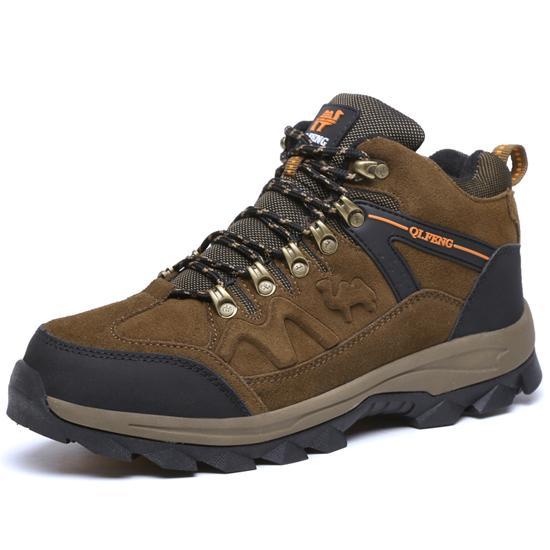 Winter Outdoor Sport Boots Men'S Hiking Shoes Waterproof Anti-Skid Mountain-Shop2906125 Store-Brown-7-Bargain Bait Box