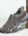 Winter Outdoor Trekking Boots Men Slip On Mountain Climbing Sneakers-ifrich Official Store-hui se fur-6.5-Bargain Bait Box