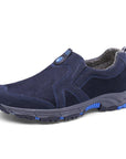 Winter Outdoor Trekking Boots Men Slip On Mountain Climbing Sneakers-ifrich Official Store-lan se dan xie-6.5-Bargain Bait Box