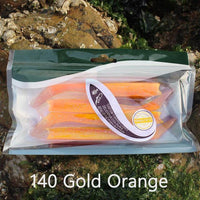 W&K Brand 14Cm 13G Soft Lure 12Colors Big Paddle Tail Fishing Bait Handmade-W&K Official Store-Gold Orange-Bargain Bait Box
