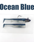 W&K Brand 3/0 22G Jig Head 9Cm/9G Super Soft Body Fishing Lure With Action-W&K Official Store-Ocean Blue-Bargain Bait Box