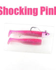 W&K Brand 3/0 22G Jig Head 9Cm/9G Super Soft Body Fishing Lure With Action-W&K Official Store-Shocking Pink-Bargain Bait Box