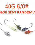 W&K Brand Kinds Of Jig Head For Soft Bait-20 G 30 G 40 G Fishing Jig Hook For-W&K Official Store-40 g Primary color-Bargain Bait Box