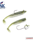 W&K Brand Soft Lure 9Cm/22G Jig Head 3/0 22G Ultimate Inshore Soft Bait And Boat-W&K Official Store-Pearl White-Bargain Bait Box