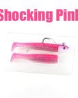 W&K Brand Soft Lure 9Cm/22G Jig Head 3/0 22G Ultimate Inshore Soft Bait And Boat-W&K Official Store-Shocking Pink-Bargain Bait Box