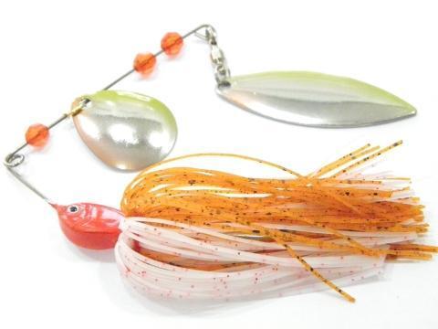 Wlure 15G 60 Strands Silicone Skirts 2 Colors Mixed Gold/Silver Spoons Spin In-wLure Official Store-SP101F6-Bargain Bait Box