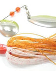 Wlure 15G 60 Strands Silicone Skirts 2 Colors Mixed Gold/Silver Spoons Spin In-wLure Official Store-SP101F6-Bargain Bait Box
