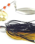 Wlure 15G 60 Strands Silicone Skirts 2 Colors Mixed Gold/Silver Spoons Spin In-wLure Official Store-SP101X215-Bargain Bait Box