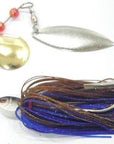 Wlure 15G 60 Strands Silicone Skirts 2 Colors Mixed Gold/Silver Spoons Spin In-wLure Official Store-SP101X236-Bargain Bait Box